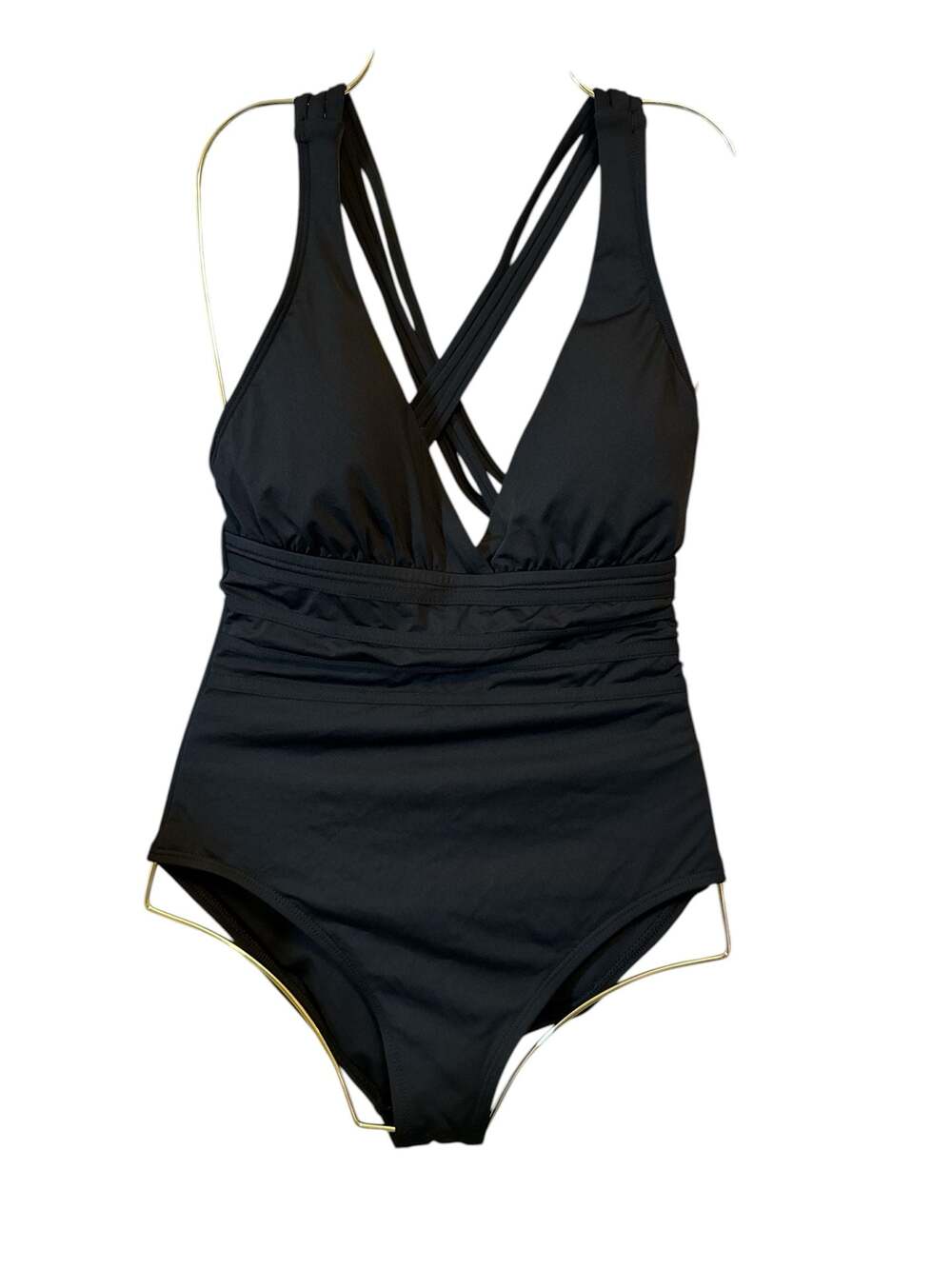 La Blanca Island Goddess Tummy-Control Strappy One-Piece Swimsuit